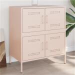 vidaXL Dulap, roz, 68x39x79 cm, otel GartenMobel Dekor (842953) Comoda
