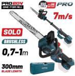 BORMANN Акумулаторен безчетков телескопичен верижен трион Bormann Pro BBP3930, 20 V, 0.7-1 м, 30 см, без батерии и зарядно устройство (083696) (083696)