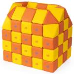 JollyHeap® Cuburi Magnetice pentru construit, JollyHeap FUN, 300 cuburi - 4 forme, Diverse Culori (300CUBJH-1625/FUN) Jucarii de constructii magnetice