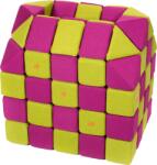 JollyHeap® Cuburi Magnetice pentru construit, JollyHeap FUN, 300 cuburi - 4 forme, Diverse Culori (300CUBJH-1121/FUN) Jucarii de constructii magnetice