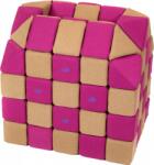 JollyHeap® Cuburi Magnetice pentru construit, JollyHeap FUN, 300 cuburi - 4 forme, Diverse Culori (300CUBJH-1421/FUN) Jucarii de constructii magnetice