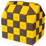 JollyHeap® Cuburi Magnetice pentru construit, JollyHeap FUN, 300 cuburi - 4 forme, Diverse Culori (300CUBJH-1624/FUN) Jucarii de constructii magnetice