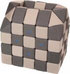 JollyHeap® Cuburi Magnetice pentru construit, JollyHeap FUN, 300 cuburi - 4 forme, Diverse Culori (300CUBJH-1322/FUN) Jucarii de constructii magnetice