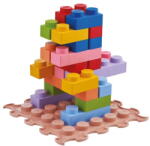 ORTOTO® Set senzorial cu blocuri de constructie 3D, dimensiuni mari, 32 piese (OTO-S-WSB32)