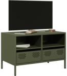 vidaXL Dulap TV, verde masliniu, 68x39x43, 5 cm, otel laminat la rece GartenMobel Dekor (851320)