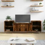 vidaXL Comoda TV, stejar fumuriu, 160x35x55 cm, lemn prelucrat GartenMobel Dekor (831337)
