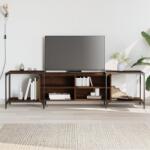 vidaXL Comoda TV, stejar maro, 203x37x50 cm, lemn prelucrat GartenMobel Dekor (837611)