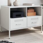 vidaXL Dulap TV, alb, 68x39x50, 5 cm, otel laminat la rece GartenMobel Dekor (843052)