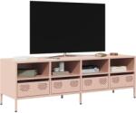 vidaXL Dulap TV, roz, 135x39x43, 5 cm, otel laminat la rece GartenMobel Dekor (851329)