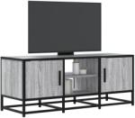vidaXL Dulap TV, gri sonoma, 100x35x41 cm, lemn prelucrat si metal GartenMobel Dekor (848837)