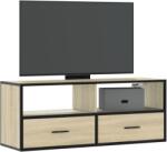 vidaXL Dulap TV stejar sonoma, 100x31x39, 5 cm, lemn prelucrat si metal GartenMobel Dekor (848930)