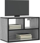 vidaXL Dulap TV, gri sonoma, 60x31x39, 5 cm, lemn prelucrat si metal GartenMobel Dekor (848917)