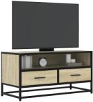 vidaXL Dulap TV, stejar sonoma, 80x34, 5x40 cm, lemn prelucrat si metal GartenMobel Dekor (848810)