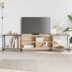 vidaXL Comoda TV, stejar sonoma, 203x37x50 cm, lemn prelucrat GartenMobel Dekor (837608)