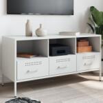 vidaXL Dulap TV, alb, 100, 5x39x50, 5 cm, otel laminat la rece GartenMobel Dekor (843041)