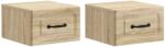 vidaXL Set 2 noptiere suspendate stejar Sonoma, 34, 5 x 33 x 20 cm (899280)