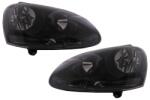 KITT Lightning Faruri negre VW Golf 5 si Jetta cu reglaj electric, set stanga-dreapta (HLVWG5BB)