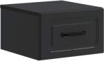 vidaXL Noptiera suspendata neagra cu sertar, 34, 5 x 33 x 20 cm, lemn prelucrat (899277)