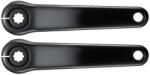 Shimano STePS FC-E6100 e-bike hajtómű, hajtókar lánckerék nélkül, bal és jobb, 170 mm, fekete, OEM kiszerelés