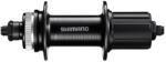 Shimano Tourney FH-TX505-8 hátsó kerékagy kazettás lánckeréksorhoz, 32H, tárcsafékes (CenterLock), gyorszáras, gyorszár nélkül, fekete, OEM kiszerelés