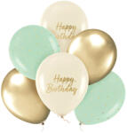 PartyPal Szülinapi lufi 11" 28cm 6db Happy Birthday (LUFI863902)