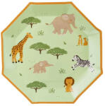 Partydeco Papírtányér 23cm 6db, Safari, Dzsungel (LUFI684919)