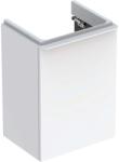 Geberit Smyle Square - Dulap pentru lavoar, 442x356x617 cm, 1 ușă, balamale pe stânga, alb lucios/alb mat 500.351. 00.1 (500.351.00.1)