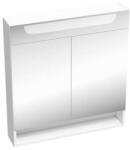RAVAK Classic II - Dulap cu oglinzi și iluminare LED, 70x14x76 cm, 2 uși, alb lucios X000001470 (X000001470)