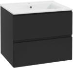 kielle Oudee - Dulap cu lavoar, 60x55x46 cm, 2 sertare, negru mat 50002S64 (50002S64)