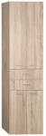 SAPHO Keramia Fresh - Dulap înalt ZOJA cu sertare, 50x184x29 cm, stejar platinat 51296 (51296)