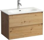 Laufen Lani for Lua - Dulap cu lavoar, 51x77x44 cm, 2 sertare, stejar H8600872671041 (H8600872671041)