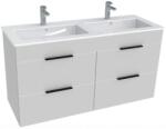 Jika Cube - Dulap cu lavoar dublu, 116x42x62 cm, alb H4536621763001 (H4536621763001)