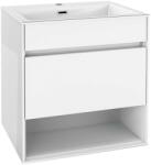 kielle Nefia - Dulap cu lavoar 60 cm, alb lucios 50027S610 (50027S610)