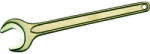 ENDRES-TOOLS szikramentes egyoldalas villáskulcs 3.3/4" 0021053S (0021053S)