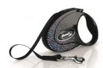 flexi Glam Splash Mystic M Lesa neagra cu banda 5m decorat cu cristale Swarovski