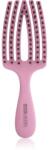 Olivia Garden Club The Nomad Detangling&Shine Fingerbrush perie de tip paletă pentru păr Pink 1 buc