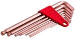 ENDRES-TOOLS szikramentes imbuszkulcs készlet gömbvégű, hosszú 2-10mm 8 részes 0250068C (0250068C)