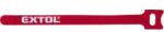 Extol Premium kábelkötegelő 12, 0×200mm, tépőzárás 30db piros (8856292) (8856292)