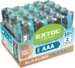 Extol elem készlet 1, 5 V AAA, LR03 20 db (42012) (42012)