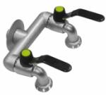 AquaJet by Colortap kerti csap dupla 1/2"- 3/4" x 3/4" (00464L) (37693)