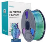Sunlu Filament 3D Sunlu PLA+ Silk Tricolor Albastru-Verde-Violet (PLA+ Silk TC Blu G P)