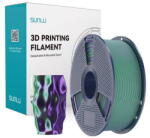 Sunlu Filament 3D Sunlu PLA+ Silk 1.23g/cmp in Doua Culori Verde si Violet (PLA+ Silk DC G Pur)