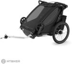 Thule Chariot Sport 2 double gyermek utánfutó, fekete, kiállítási darab