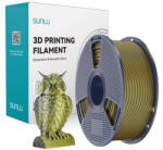 Sunlu Filament 3D Sunlu PLA+ Silk 1.23g/cmp in Doua Culori Negru si Auriu (PLA+ Silk DC B Go)