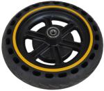 AERIUM Roată de rezervă spate culoare galbenă pentru trotinetă AERIUM T350 neagră