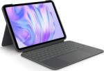 Logitech Husa cu tastatura Logitech Combo Touch pentru Apple iPad Pro 11 (M4 & M5), Layout English UK (Gri) (920-012777)