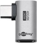 Goobay USB 4.0 Type C Toldó Ezüst 3cm 74441 (74441)