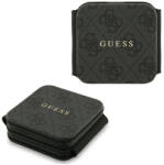 GUESS 4G 3in1 vezeték nélküli wireless töltő, összecsukható, MagSafe, fekete