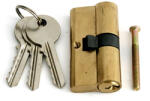 Strend Pro Cilinderbetét, Strend Pro T-Link, 30/30 mm (összesen 60 mm), 3 db kulccsal, ajtókhoz (TC252157)