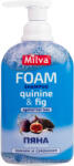 Milva Spumă-șampon pentru păr, cu hinină și smochine, 300 ml